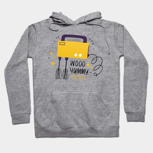 Mixer food yummy Hoodie by Mako Design 